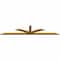 Ekena Millwork Richland Rough Sawn Timber Gable Bracket, Western Red Cedar, 108"W x 22"H x 2"D x 4"F, 5/12 Pitch GBW108X22X0204RIC00RWR - alternate 4
